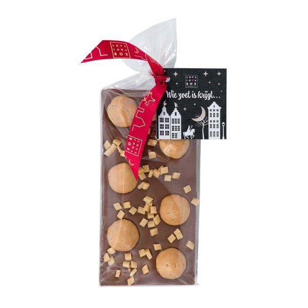 Sintchocolade Luxe Chocoladereep Chocolade Kruidnoot Karamel Melk - 100g