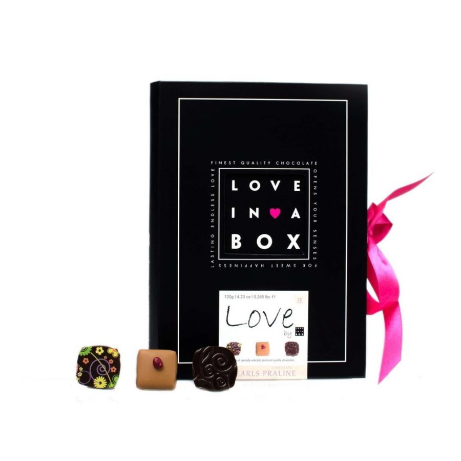 Love By Liab Giftbox Pearl Praline Chocolade Pralines Bonbons 12 Stuks Love In A Box