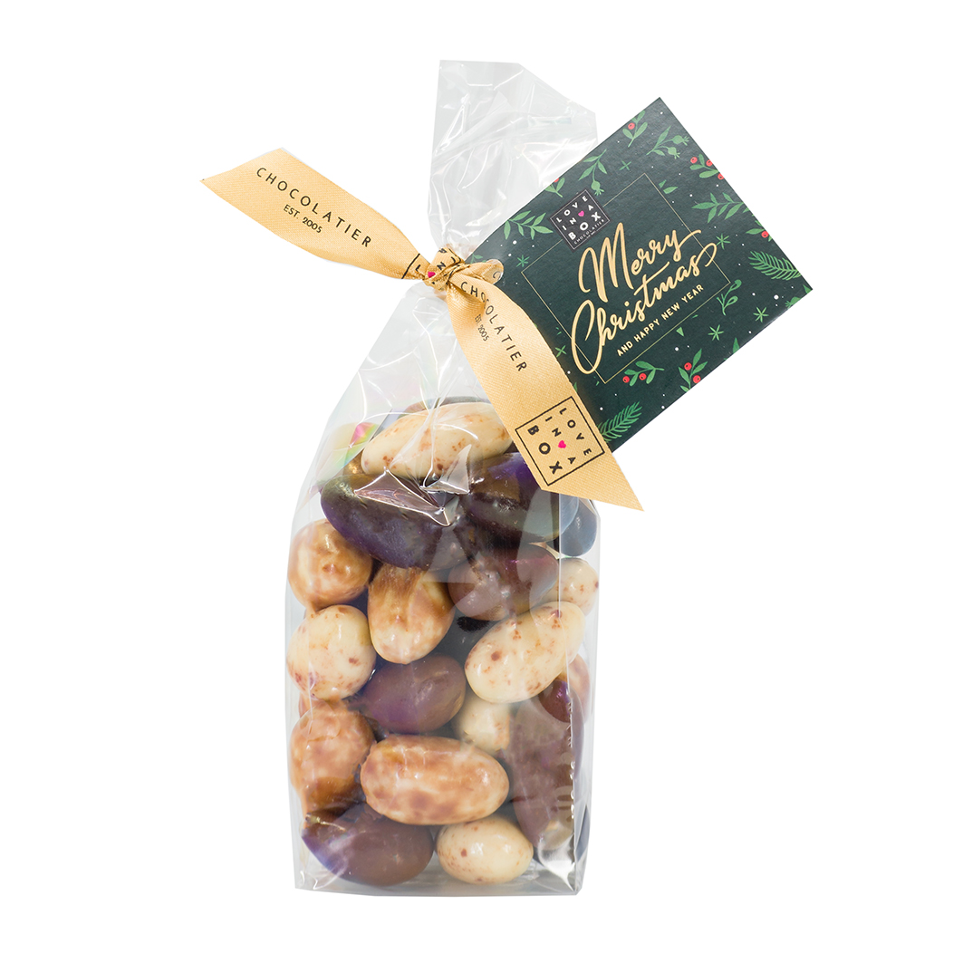 Kerstchocolade Luxe Chocolade Amandel Mix - 150g