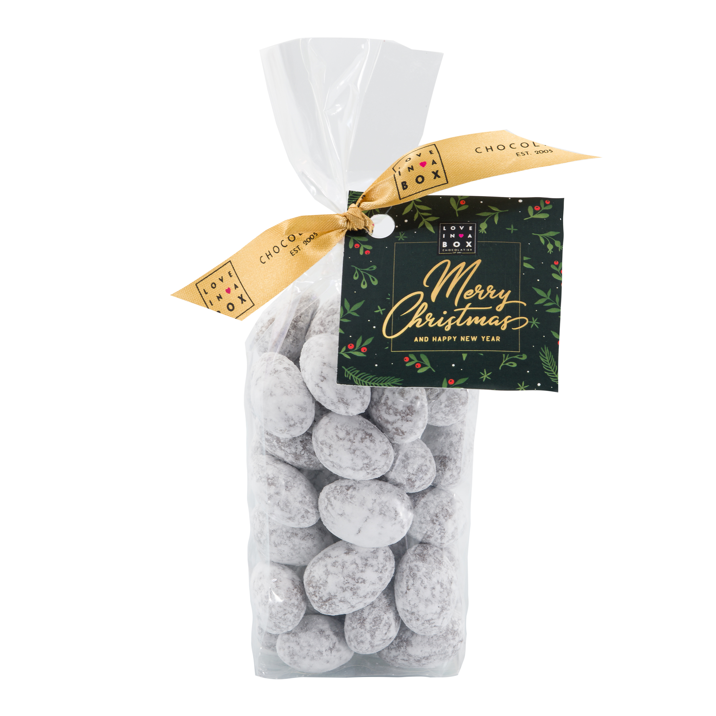 Kerstchocolade Luxe Chocolade Sneeuw Amandel Melk - 150g