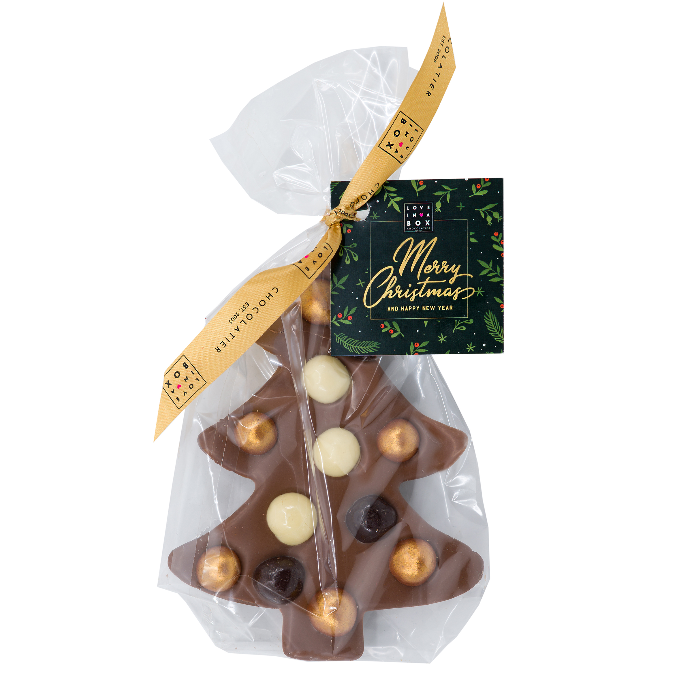 Kerstchocolade Luxe Chocolade Kerstboom Melk - 100g