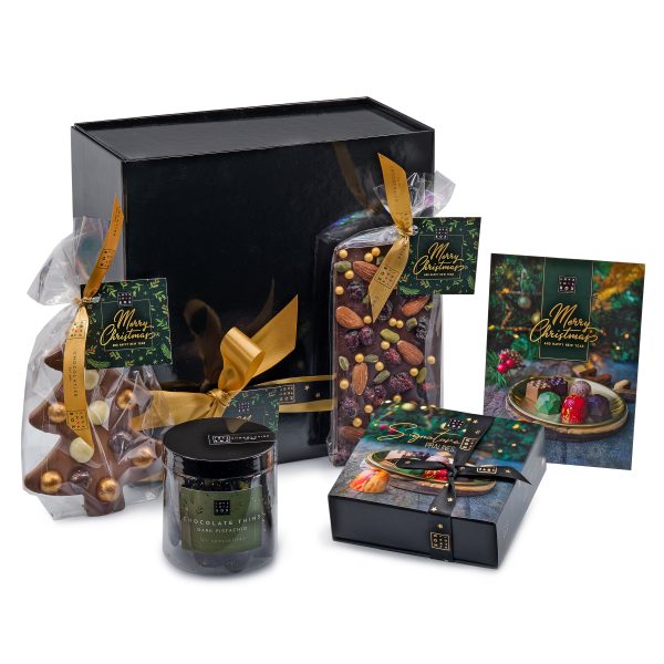 Kerstchocolade XL Luxe Kerstgeschenk Gevuld - 4 items