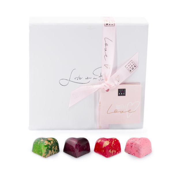 With Love Luxe Signature Gevulde Chocolade Hartbonbons - 16st