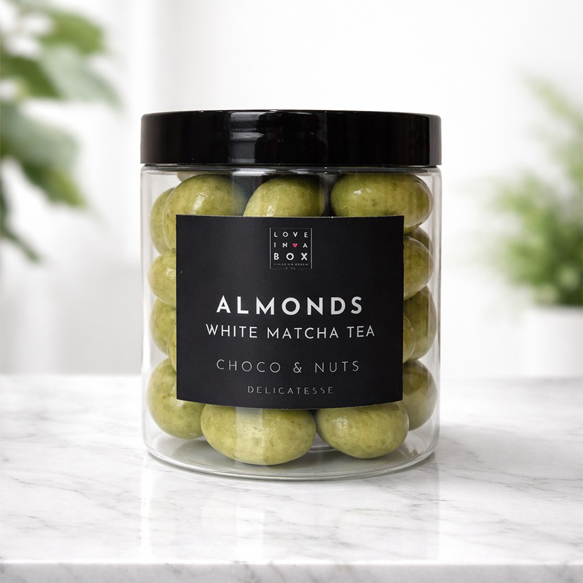 Chocolade Amandelen Matcha Thee - 150g