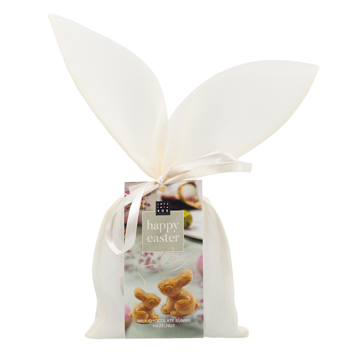 Luxe Chocolade Paaseieren Gevuld Mix in Bunny Bag - 125g