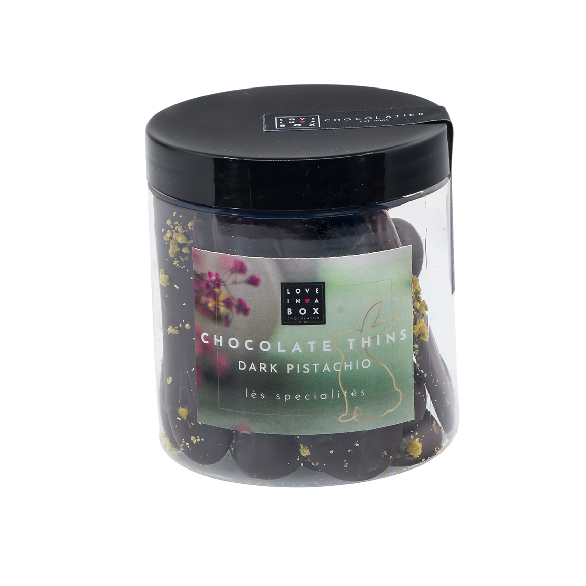 Paaschocolade Luxe Chocolade Thins Puur Pistache - 100g