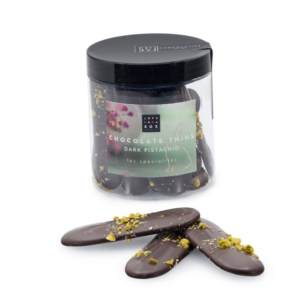 Paaschocolade Luxe Chocolade Thins Puur Pistache - 100g