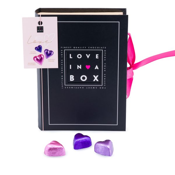 Luxe Chocolade Hart Bonbons Mix in Love Bookbox - 12st