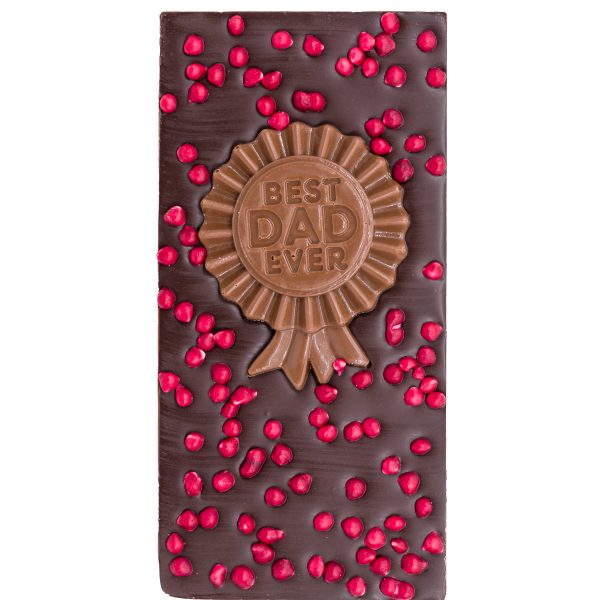Vaderdag Luxe Chocoladereep Kers Puur - Best Dad
