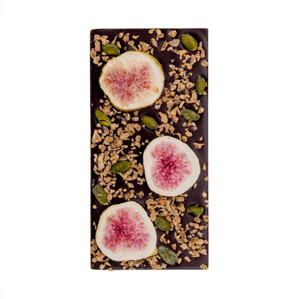 Luxe Zomer Chocoladereep Vijg & Pistache Puur - 100g