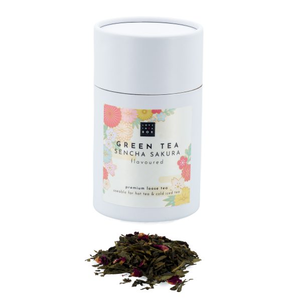 Premium Losse Groene Sencha Thee Sakura Kers Zomereditie